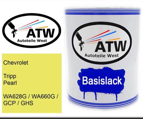 Chevrolet, Tripp Pearl, WA628G / WA660G / GCP / GHS: 1L Lackdose, von ATW Autoteile West.